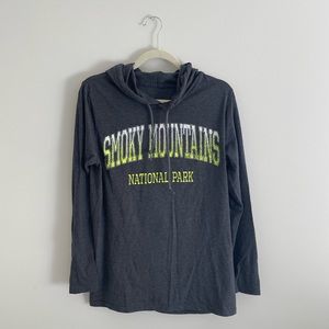 vintage graphic hoodie smoky mountains